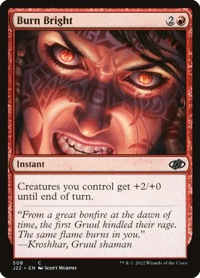 Ira Ardente / Burn Bright - Magic: The Gathering - MoxLand