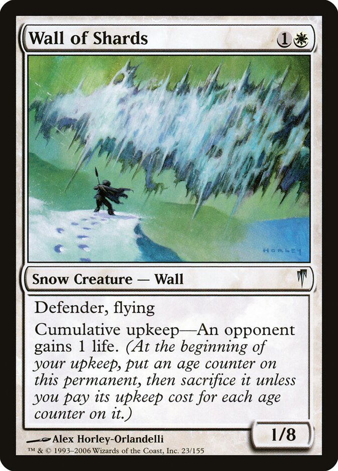 Barreira de Estilhaços / Wall of Shards - Magic: The Gathering - MoxLand