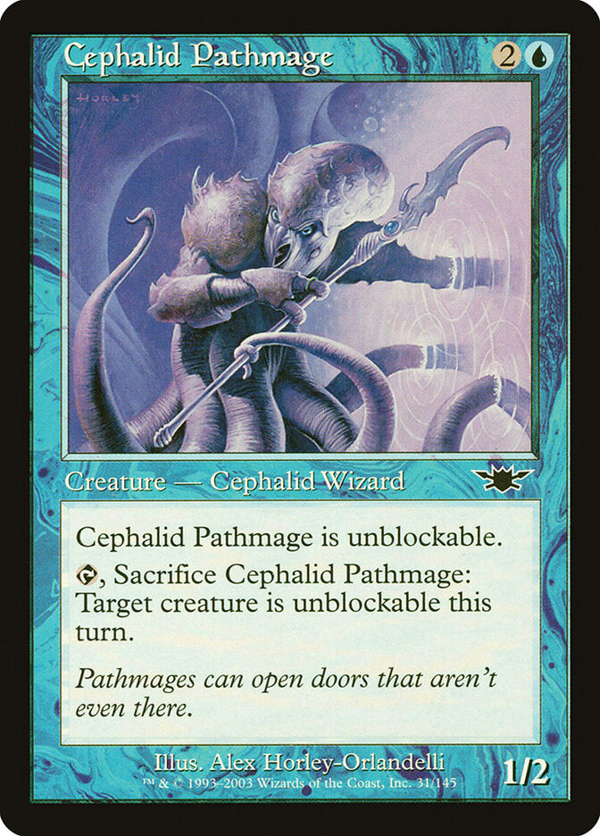Magi-Trilhador Cefálida / Cephalid Pathmage - Magic: The Gathering - MoxLand