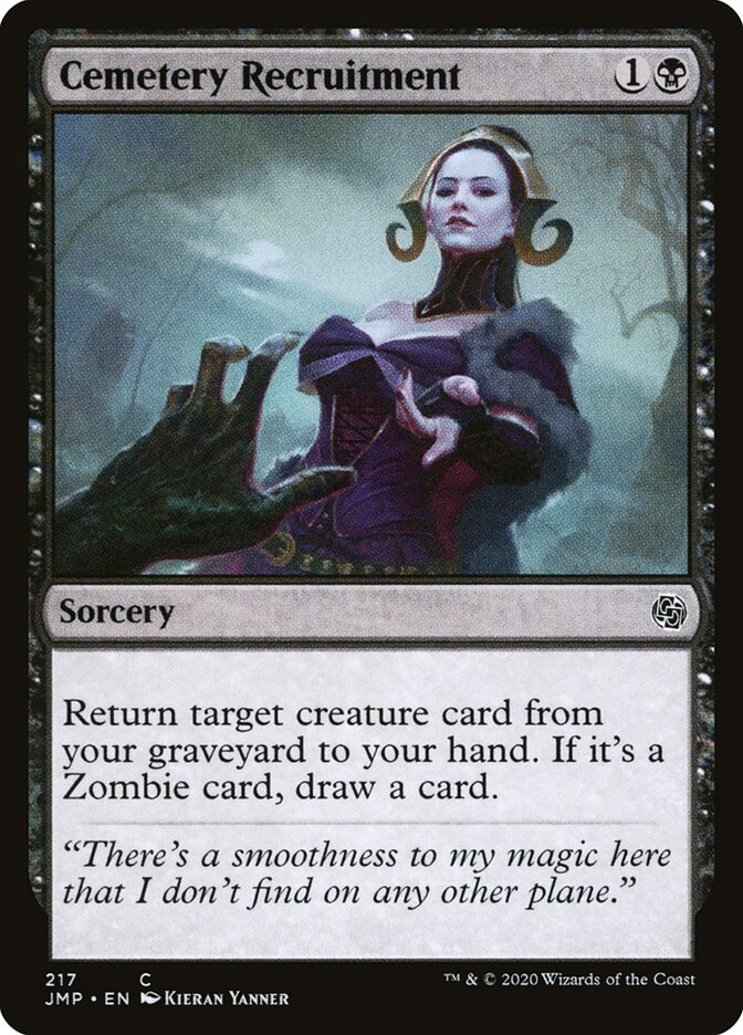 Recrutamento no Cemitério / Cemetery Recruitment - Magic: The Gathering - MoxLand