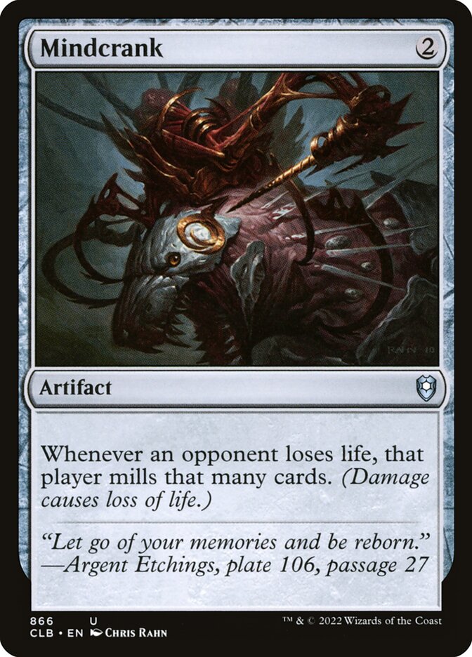Manivela Mental / Mindcrank - Magic: The Gathering - MoxLand