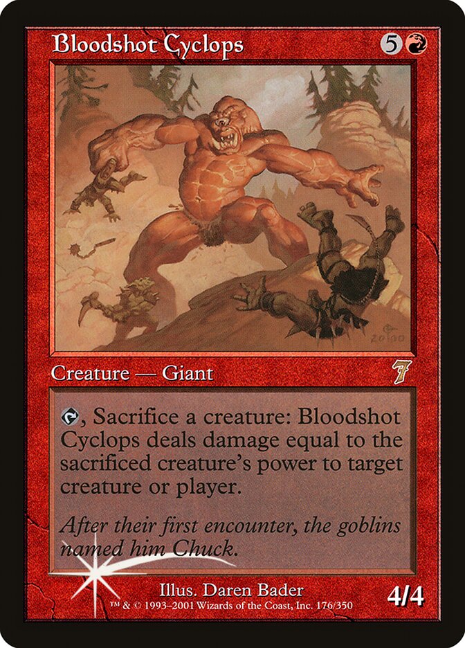 Cíclope de Olho Injetado / Bloodshot Cyclops - Magic: The Gathering - MoxLand