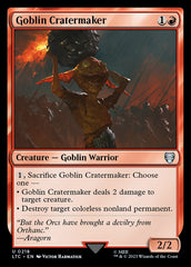 Cratereiro Goblin / Goblin Cratermaker - Magic: The Gathering - MoxLand