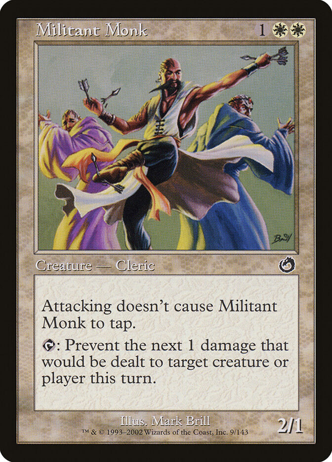 Monge Militante / Militant Monk - Magic: The Gathering - MoxLand