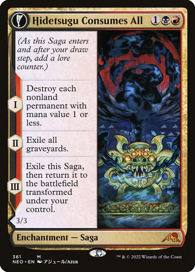 Hidetsugu, o Grande Devorador / Hidetsugu Consumes All - Magic: The Gathering - MoxLand