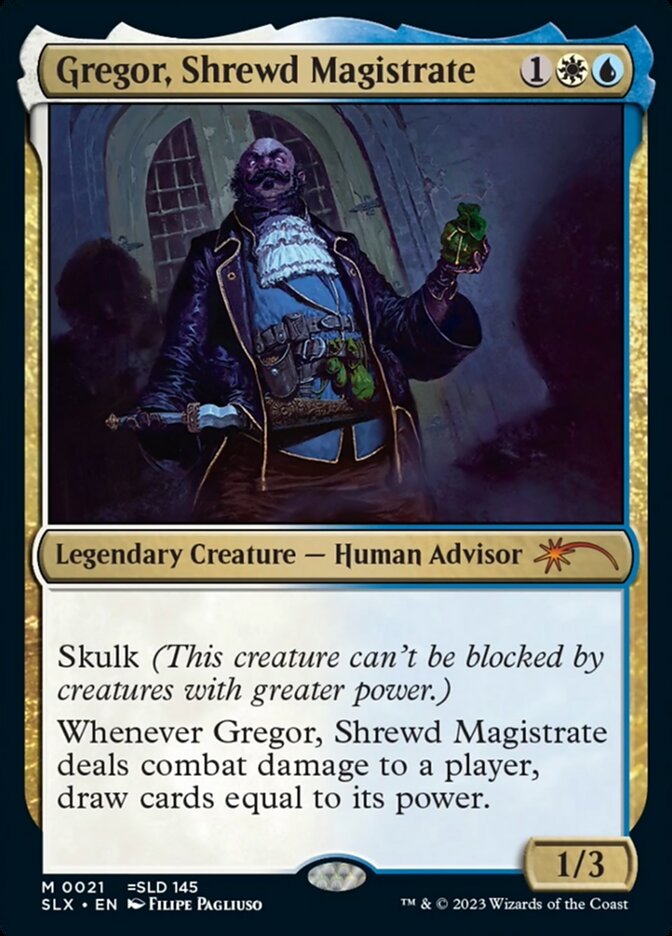 Gregor, Shrewd Magistrate - Magic: The Gathering - MoxLand