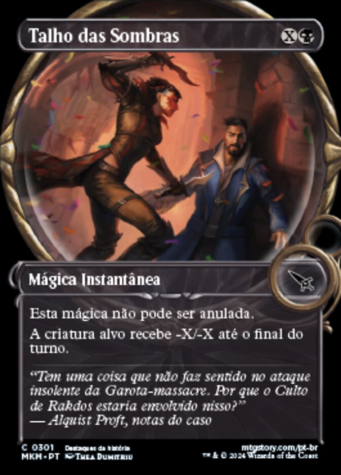 Talho das Sombras / Slice from the Shadows - Magic: The Gathering - MoxLand