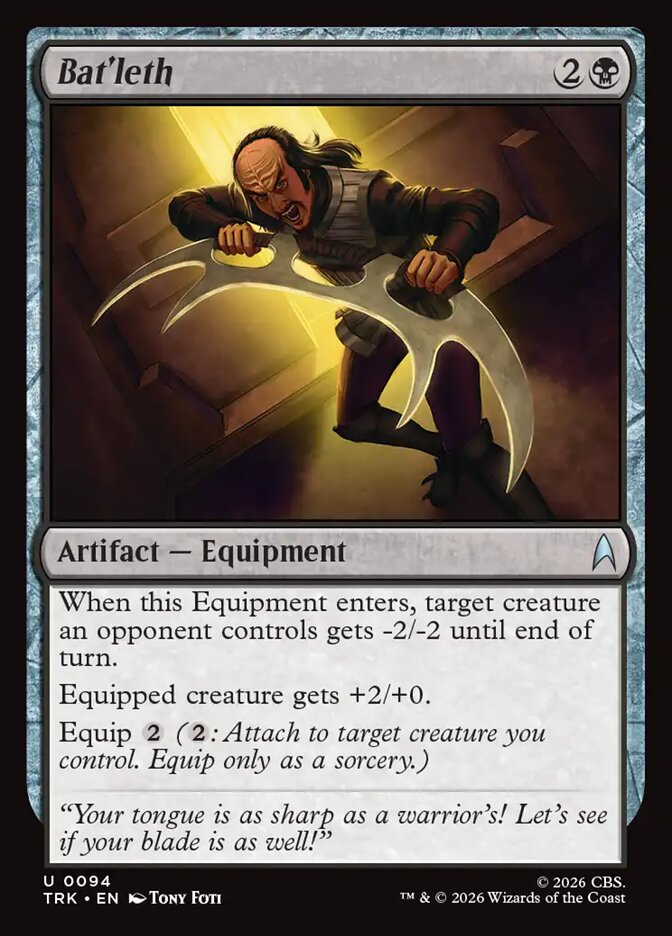 Bat'leth - Magic: The Gathering - MoxLand