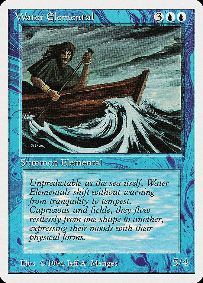 Elemental da Água / Water Elemental - Magic: The Gathering - MoxLand