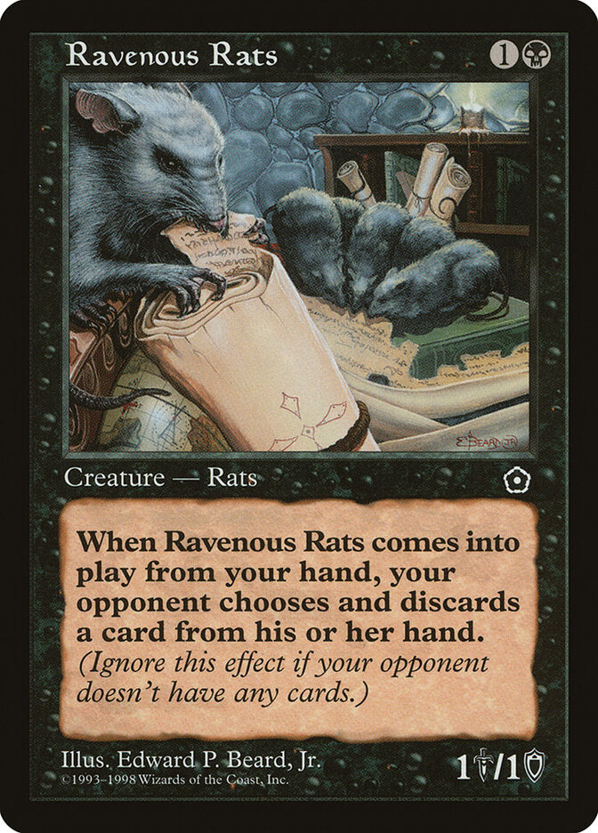 Ratos Vorazes / Ravenous Rats - Magic: The Gathering - MoxLand