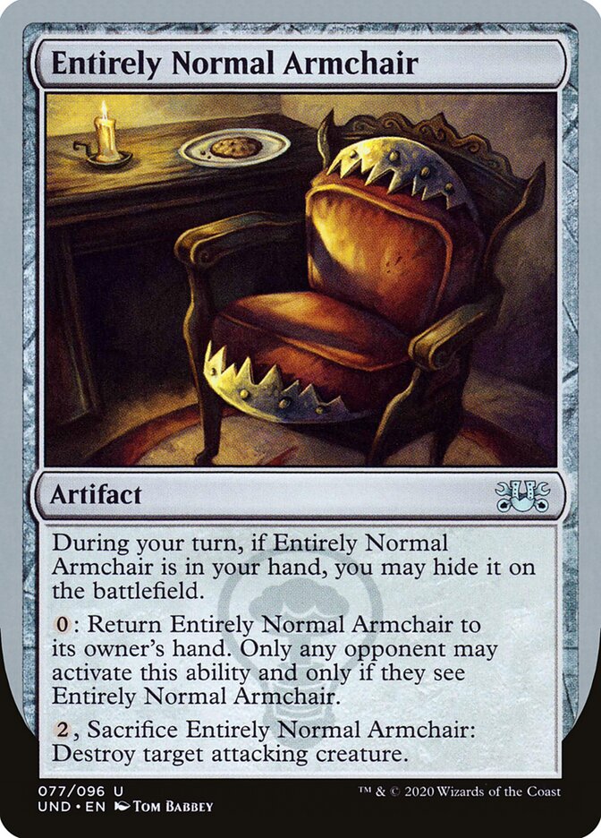 Entirely Normal Armchair / Entirely Normal Armchair - Magic: The Gathering - MoxLand