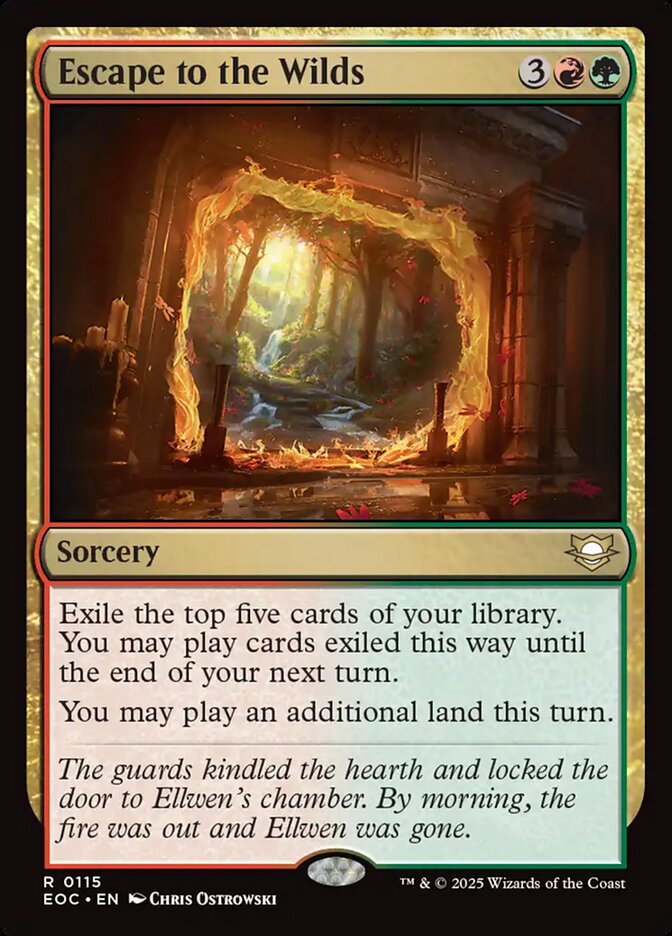 Fuga para as Terras Selvagens / Escape to the Wilds - Magic: The Gathering - MoxLand