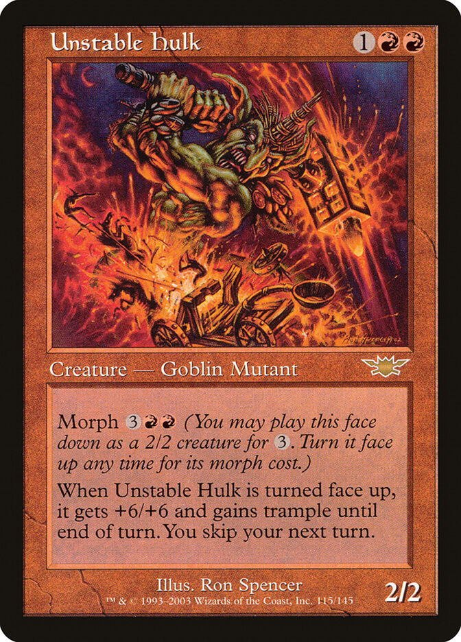 Brutamontes Instável / Unstable Hulk - Magic: The Gathering - MoxLand