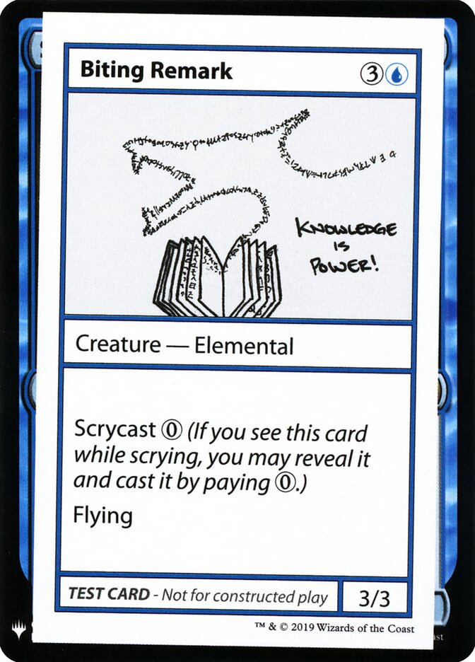 Biting Remark - Magic: The Gathering - MoxLand