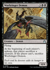 Demônio Porta-desgraça / Woebringer Demon - Magic: The Gathering - MoxLand