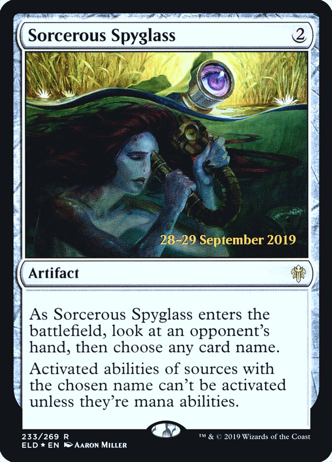 Luneta Enfeitiçada / Sorcerous Spyglass - Magic: The Gathering - MoxLand