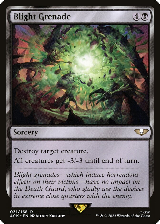 Granada de Praga / Blight Grenade - Magic: The Gathering - MoxLand