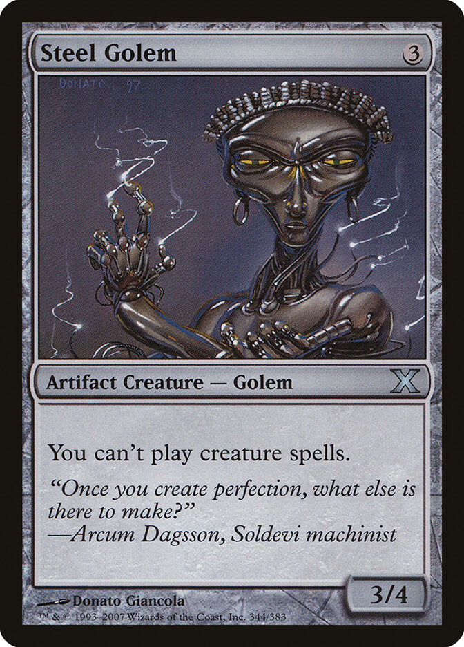 Golem de Aço / Steel Golem - Magic: The Gathering - MoxLand