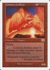 Dragão Avérneo Escarlate / Crimson Hellkite - Magic: The Gathering - MoxLand
