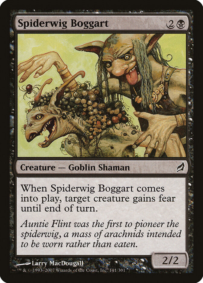 Papão Perucaranha / Spiderwig Boggart - Magic: The Gathering - MoxLand