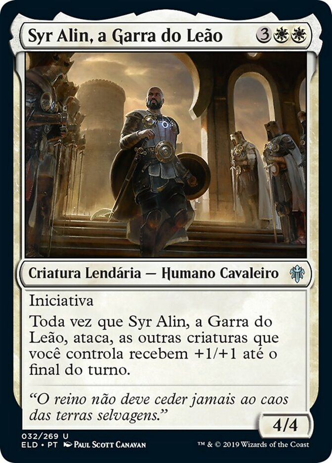 Syr Alin, a Garra do Leão / Syr Alin, the Lion's Claw - Magic: The Gathering - MoxLand