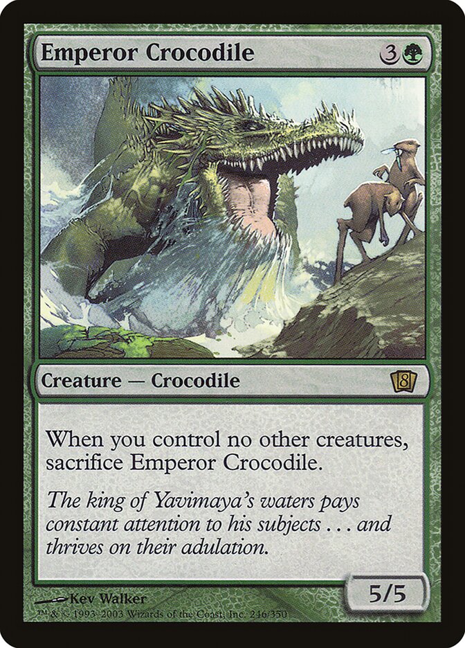 Crocodilo Imperador / Emperor Crocodile - Magic: The Gathering - MoxLand