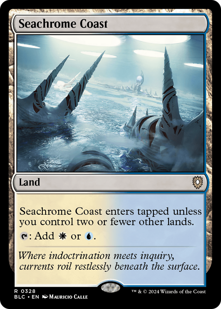 Costa do Mar de Cromo / Seachrome Coast - Magic: The Gathering - MoxLand