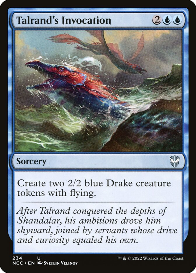Invocação de Talrand / Talrand's Invocation - Magic: The Gathering - MoxLand
