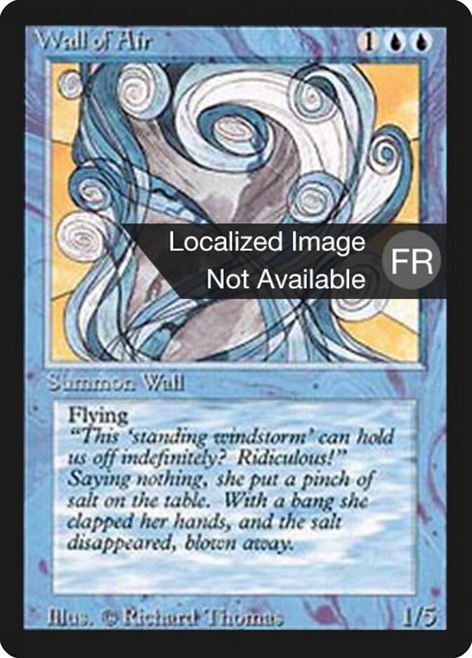 Barreira de Ar / Wall of Air - Magic: The Gathering - MoxLand
