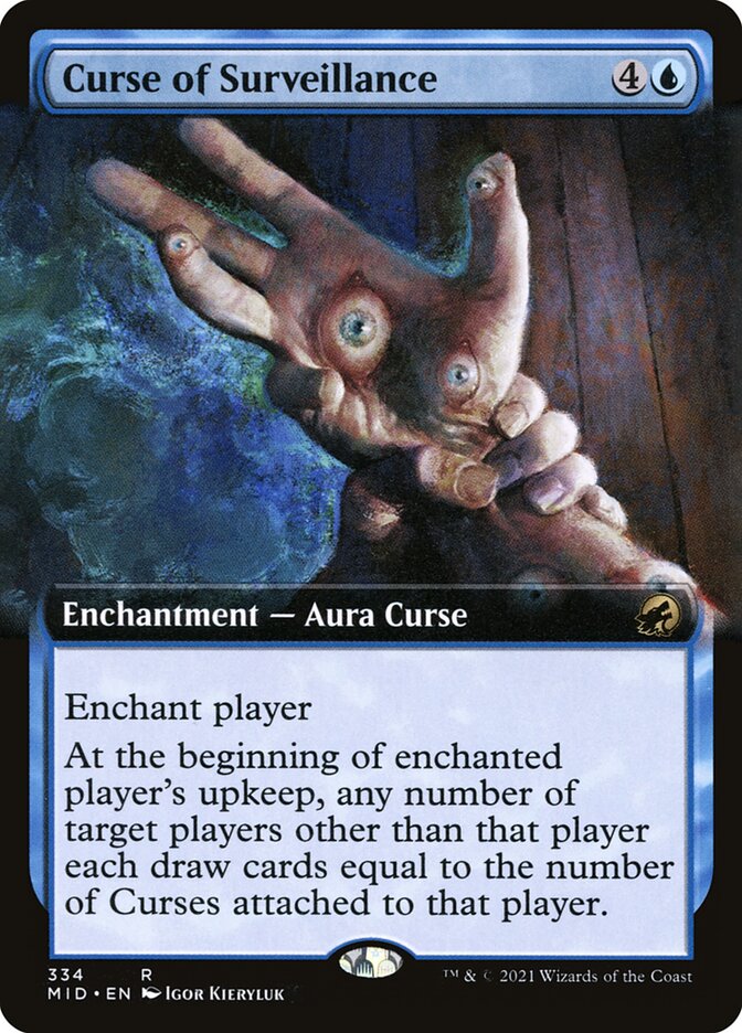 Maldição da Vigilância / Curse of Surveillance - Magic: The Gathering - MoxLand