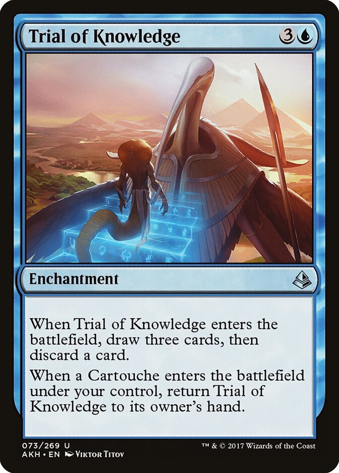 Prova do Conhecimento / Trial of Knowledge - Magic: The Gathering - MoxLand
