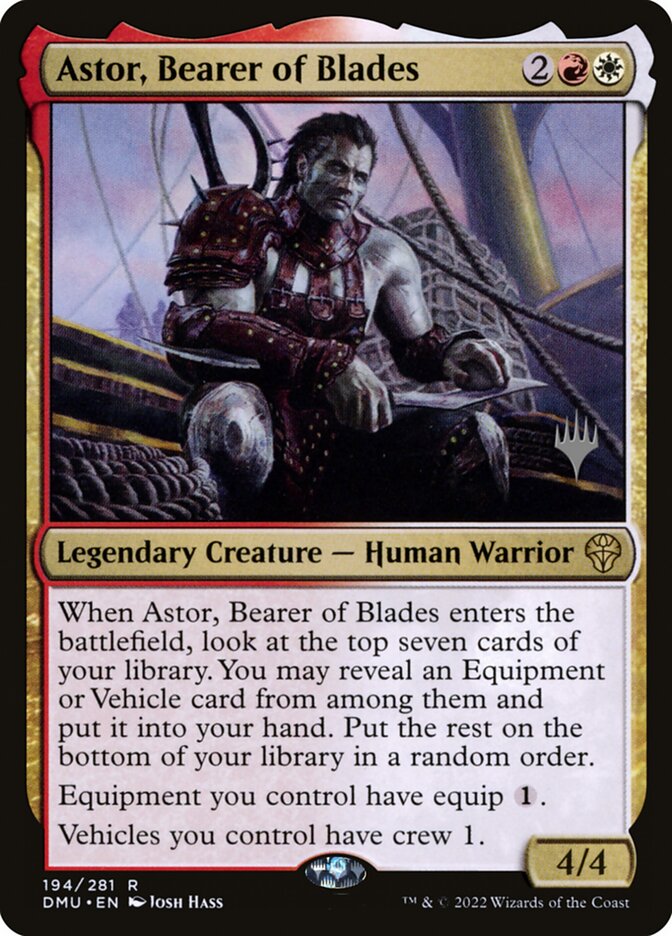Astor, Portador das Lâminas / Astor, Bearer of Blades - Magic: The Gathering - MoxLand