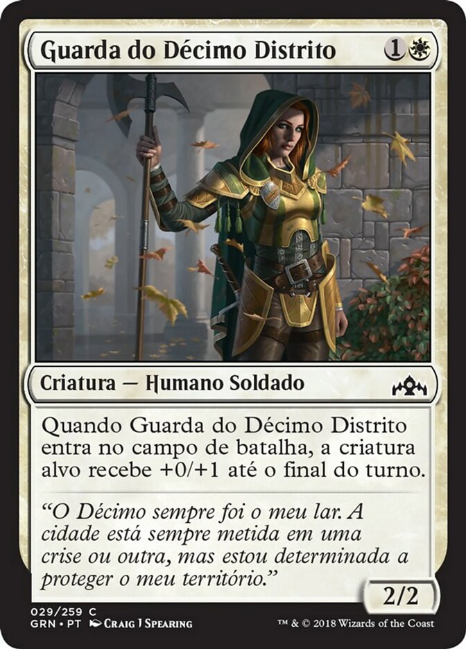 Guarda do Décimo Distrito
 / Tenth District Guard - Magic: The Gathering - MoxLand