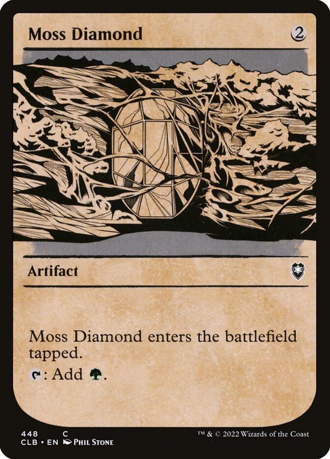 Diamante de Limo / Moss Diamond - Magic: The Gathering - MoxLand