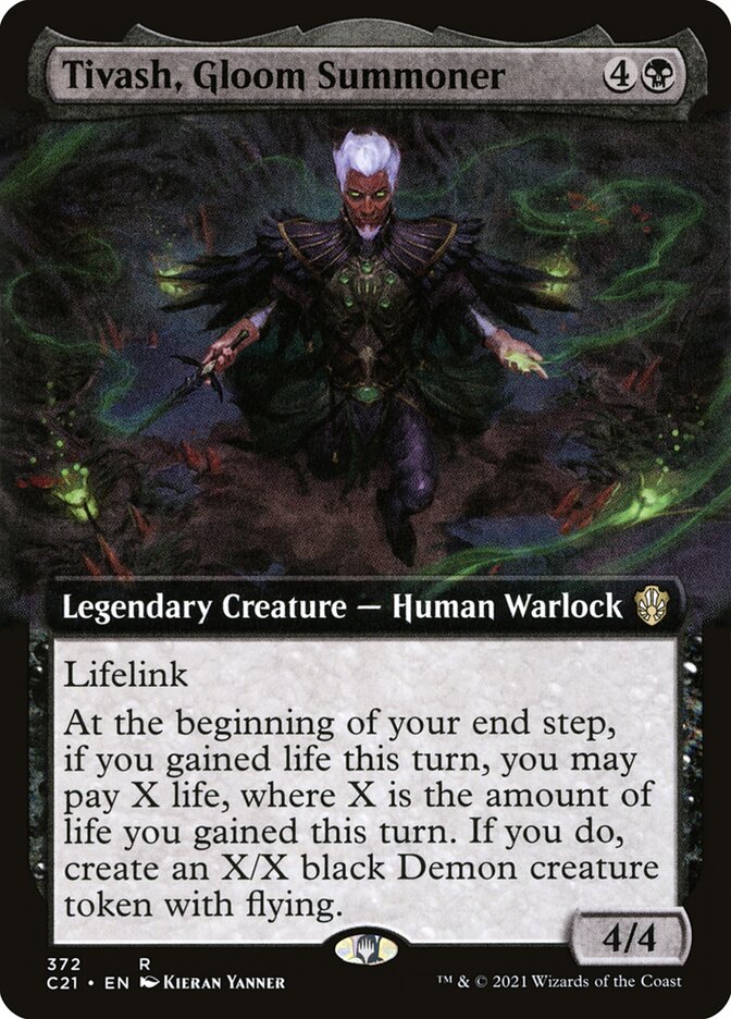 Tivash, Invocador do Escurecer / Tivash, Gloom Summoner - Magic: The Gathering - MoxLand