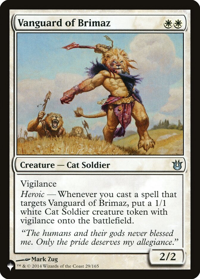 Vanguarda de Brimaz / Vanguard of Brimaz - Magic: The Gathering - MoxLand