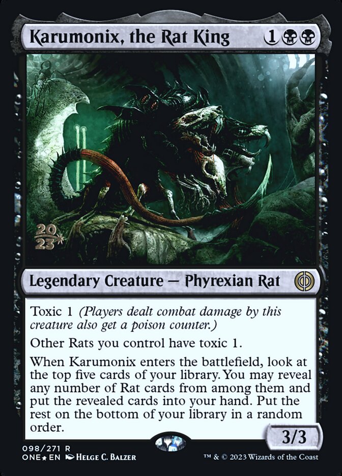 Karumonix, o Rei dos Ratos / Karumonix, the Rat King - Magic: The Gathering - MoxLand