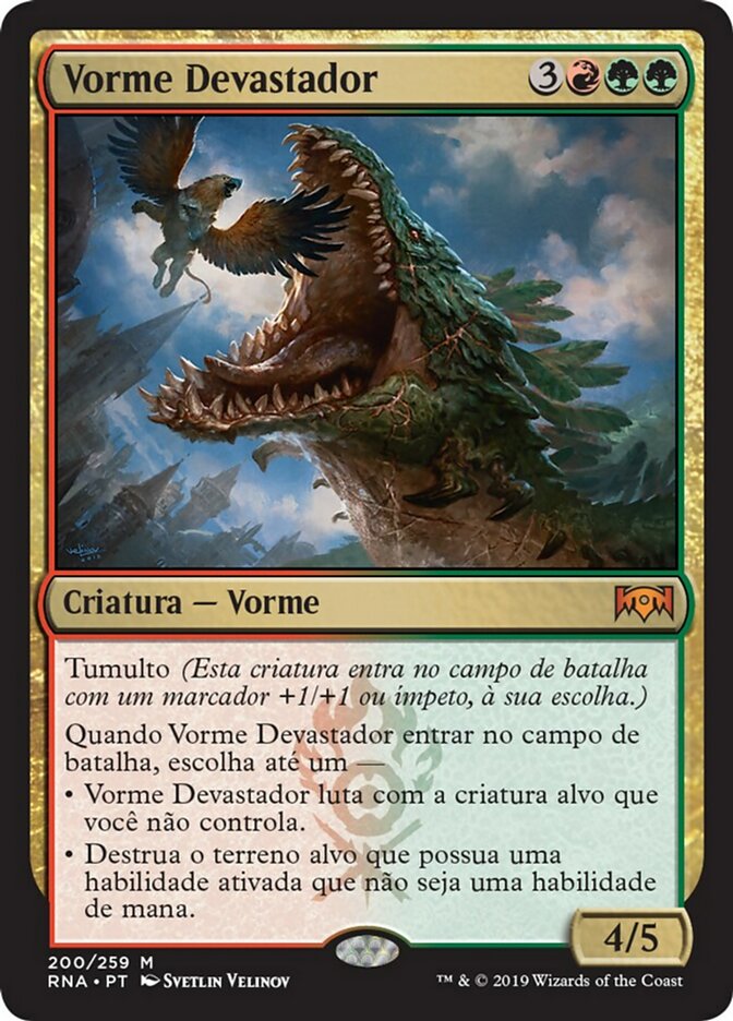 Vorme Devastador / Ravager Wurm - Magic: The Gathering - MoxLand