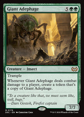 Adéfago Gigante / Giant Adephage - Magic: The Gathering - MoxLand