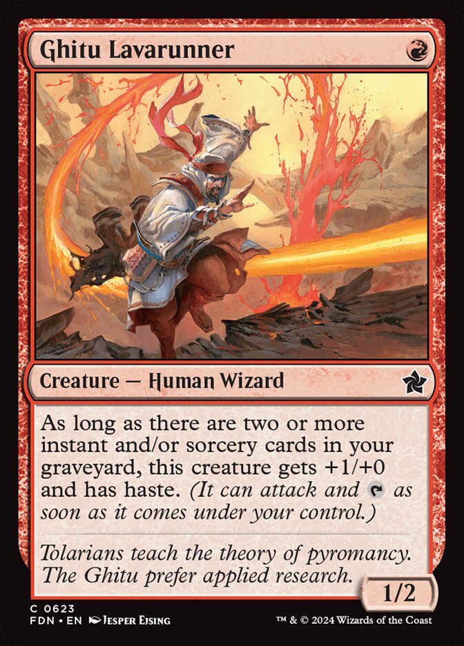 Corredor de Lava Ghitu / Ghitu Lavarunner - Magic: The Gathering - MoxLand