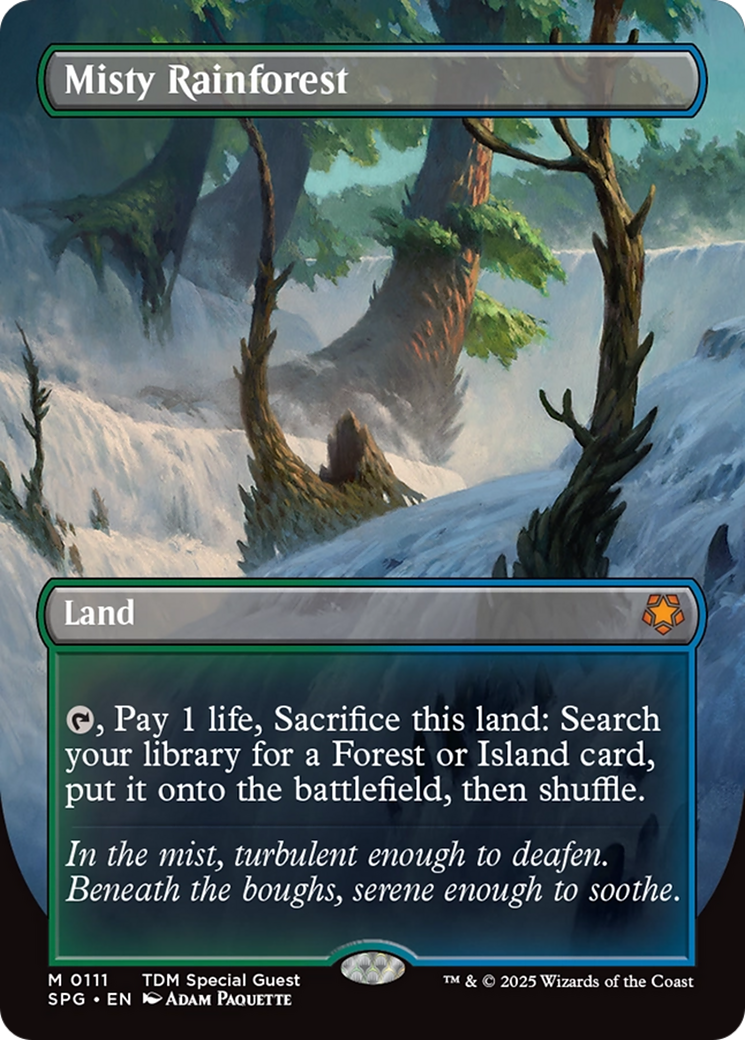 Floresta Tropical Nebulosa / Misty Rainforest - Magic: The Gathering - MoxLand