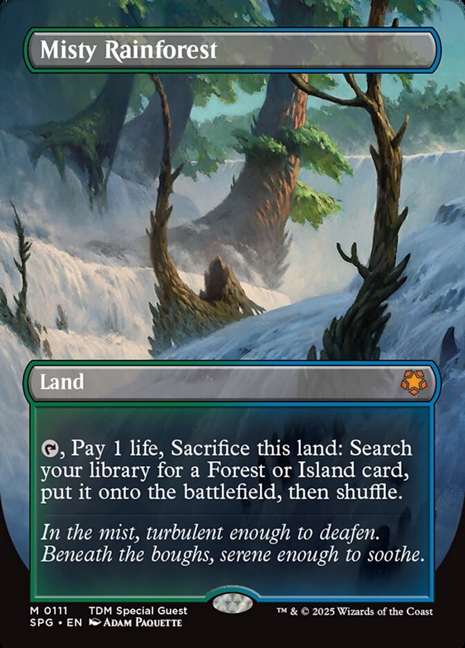 Floresta Tropical Nebulosa / Misty Rainforest - Magic: The Gathering - MoxLand