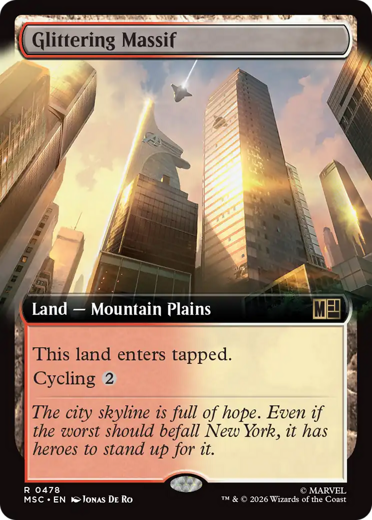 Glittering Massif - Magic: The Gathering - MoxLand