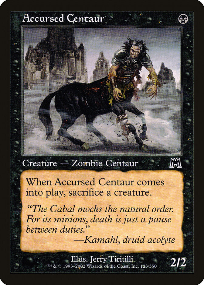 Centauro Amaldiçoado / Accursed Centaur - Magic: The Gathering - MoxLand