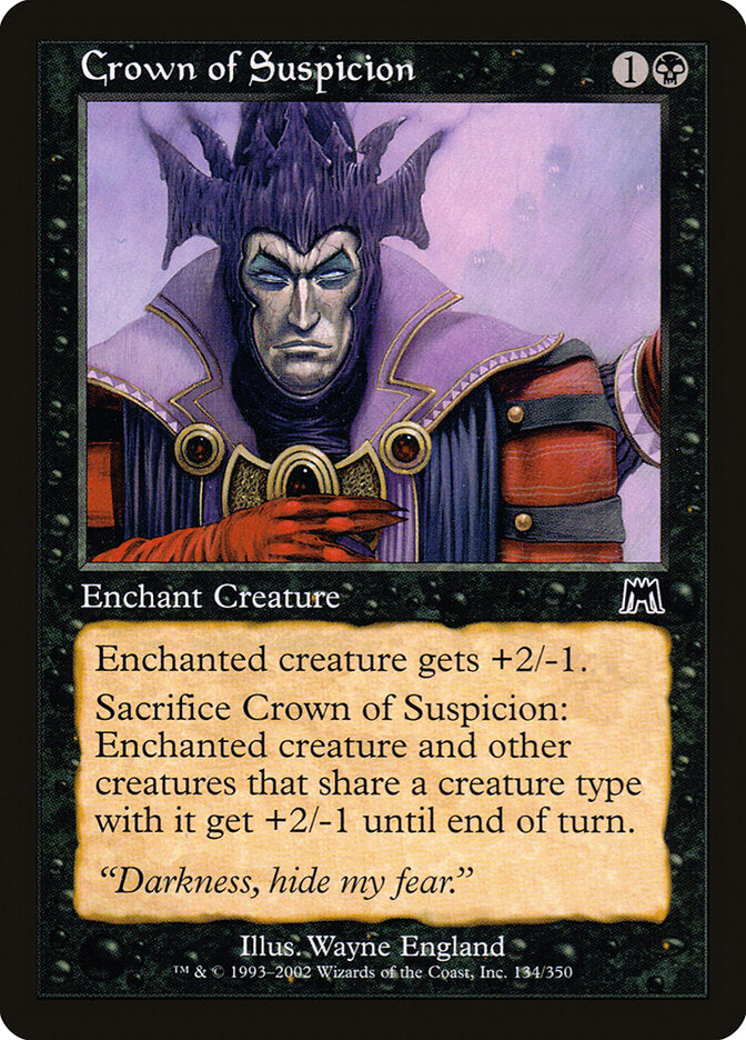 Coroa da Suspeita / Crown of Suspicion - Magic: The Gathering - MoxLand