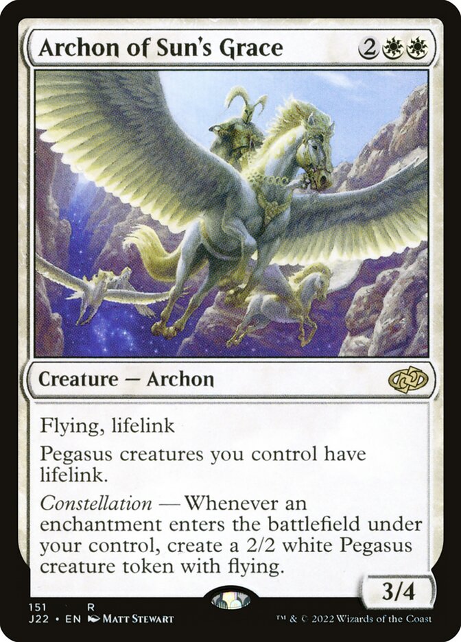 Arconte da Graça do Sol / Archon of Sun's Grace - Magic: The Gathering - MoxLand