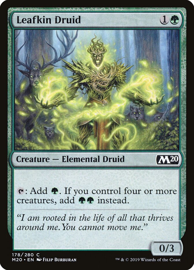 Druida Fóleo / Leafkin Druid - Magic: The Gathering - MoxLand