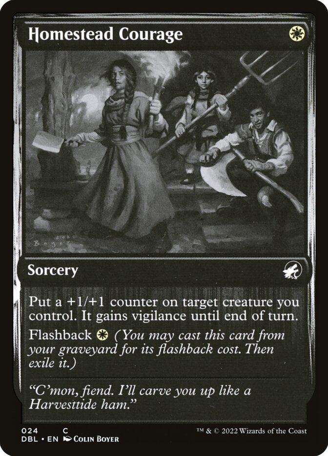 Coragem Campestre / Homestead Courage - Magic: The Gathering - MoxLand