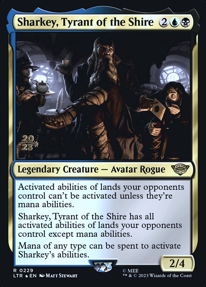 Charcote, Tirano do Condado / Sharkey, Tyrant of the Shire - Magic: The Gathering - MoxLand