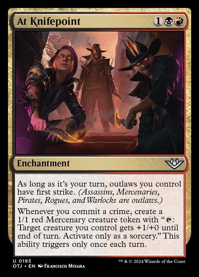 Na Faca / At Knifepoint - Magic: The Gathering - MoxLand